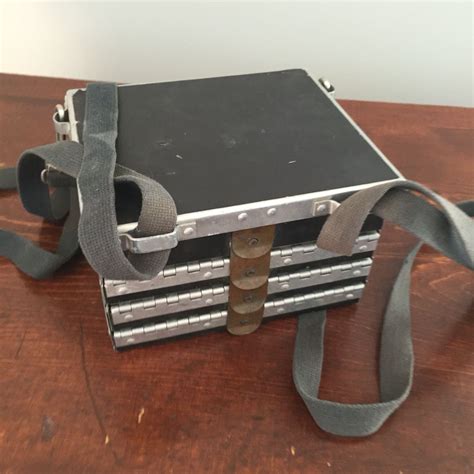 vintage metal fly box|Vintage Fly Fishing Tackle Box for sale .